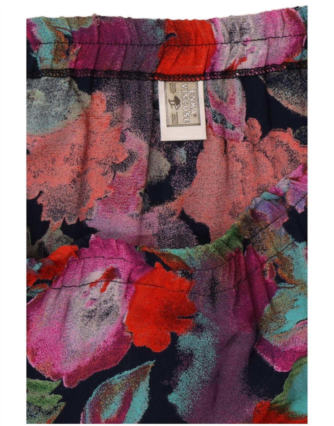 VINTAGE Womens A-Line Skirt W30 L30 Multicoloured Floral