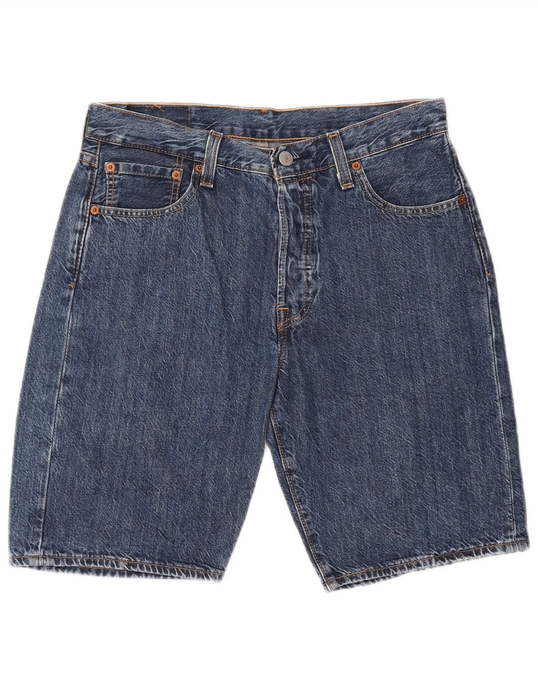 Levi's Mens 501 Denim Shorts W30 Medium  Blue Cotton