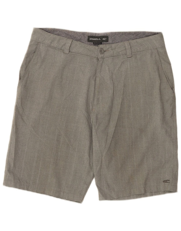 O'Neill Mens Chino Shorts W34 Large Grey Polyester