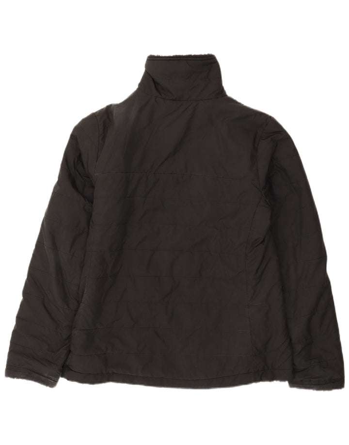 The North Face Womens Reversible Padded Jacket UK 14 Medium Black Polyester