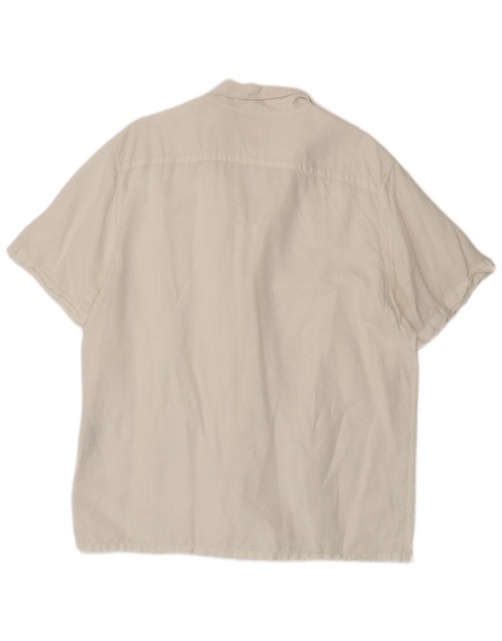 Levi's Mens Short Sleeve Shirt Large White