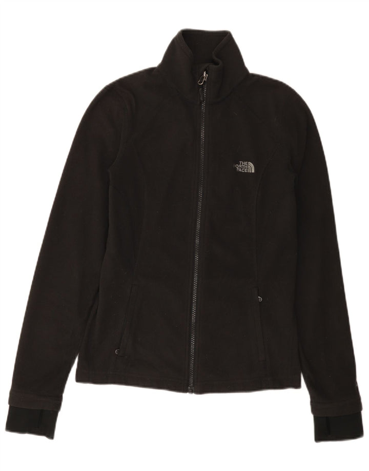 THE NORTH FACE Womens Fleece Jacket UK 10 Small Black Polyester