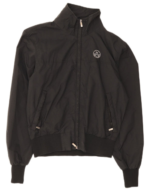 North Sails Mens Rain Jacket UK 36 Small Black Polyamide