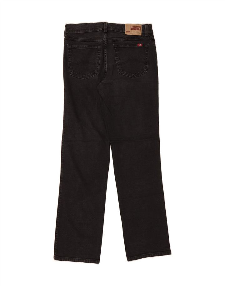 MUSTANG Mens Straight Jeans W33 L31 Black Vintage Mustang and Second-Hand Mustang from Messina Hembry 