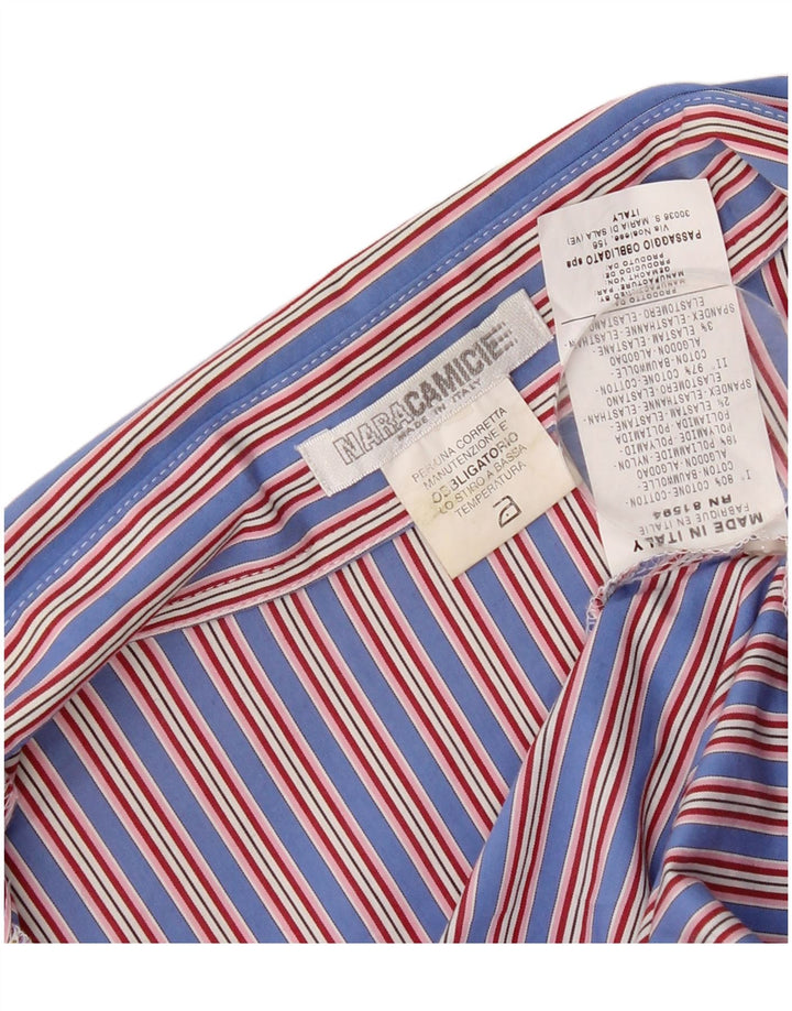 Naracamicee Womens Shirt Blouse UK 14 Medium Multicoloured Striped
