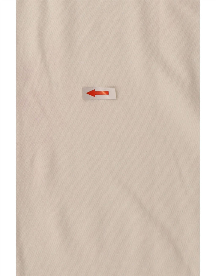 Fred Perry Womens Ruffle Front Polo Shirt UK 20 2XL White