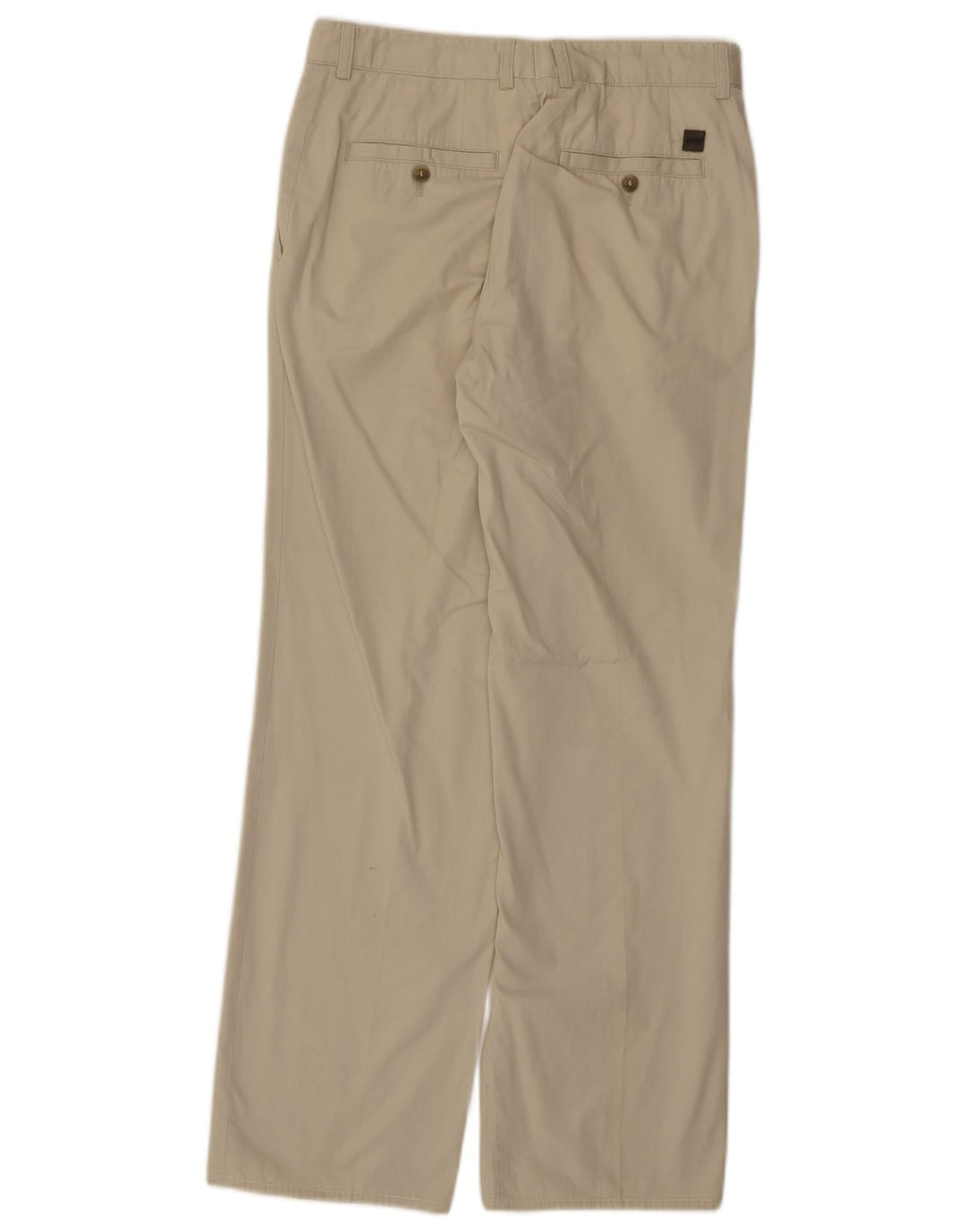 HUGO BOSS Mens Chuck Straight Suit Trousers IT 48 Medium W30 L31 Beige