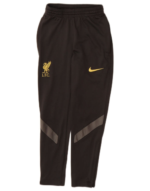 NIKE Boys Liverpool Tracksuit Trousers 8-9 Years Small  Grey Polyester