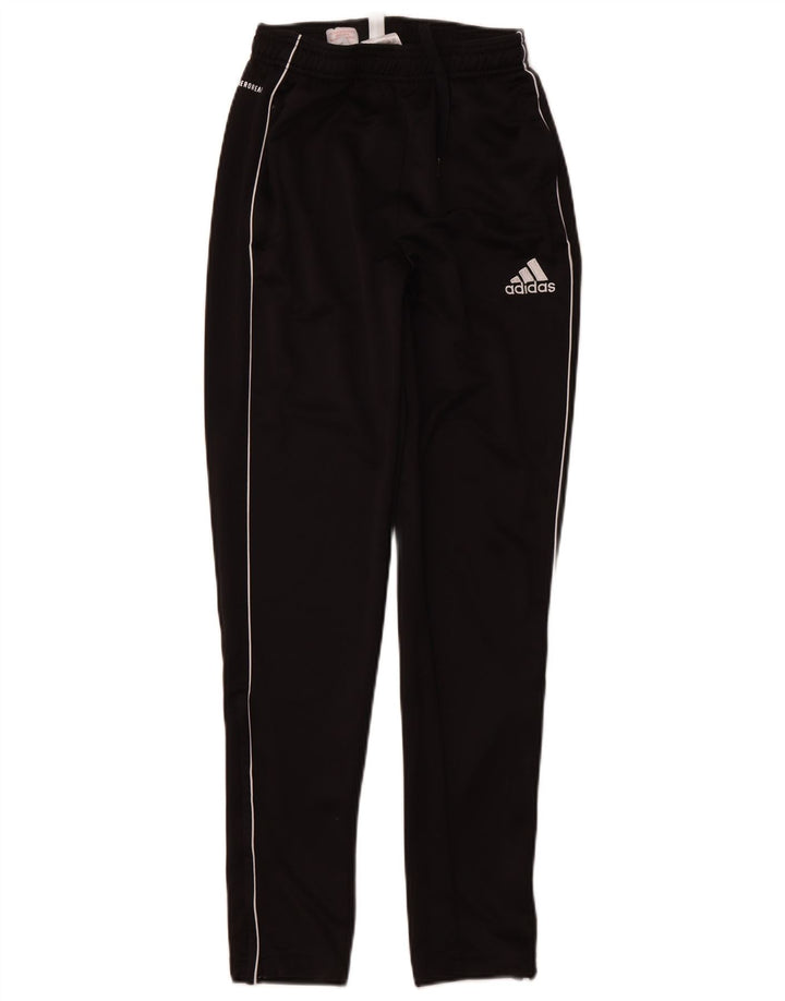 ADIDAS Boys Aeroready Tracksuit Trousers 13-14 Years  Black Polyester