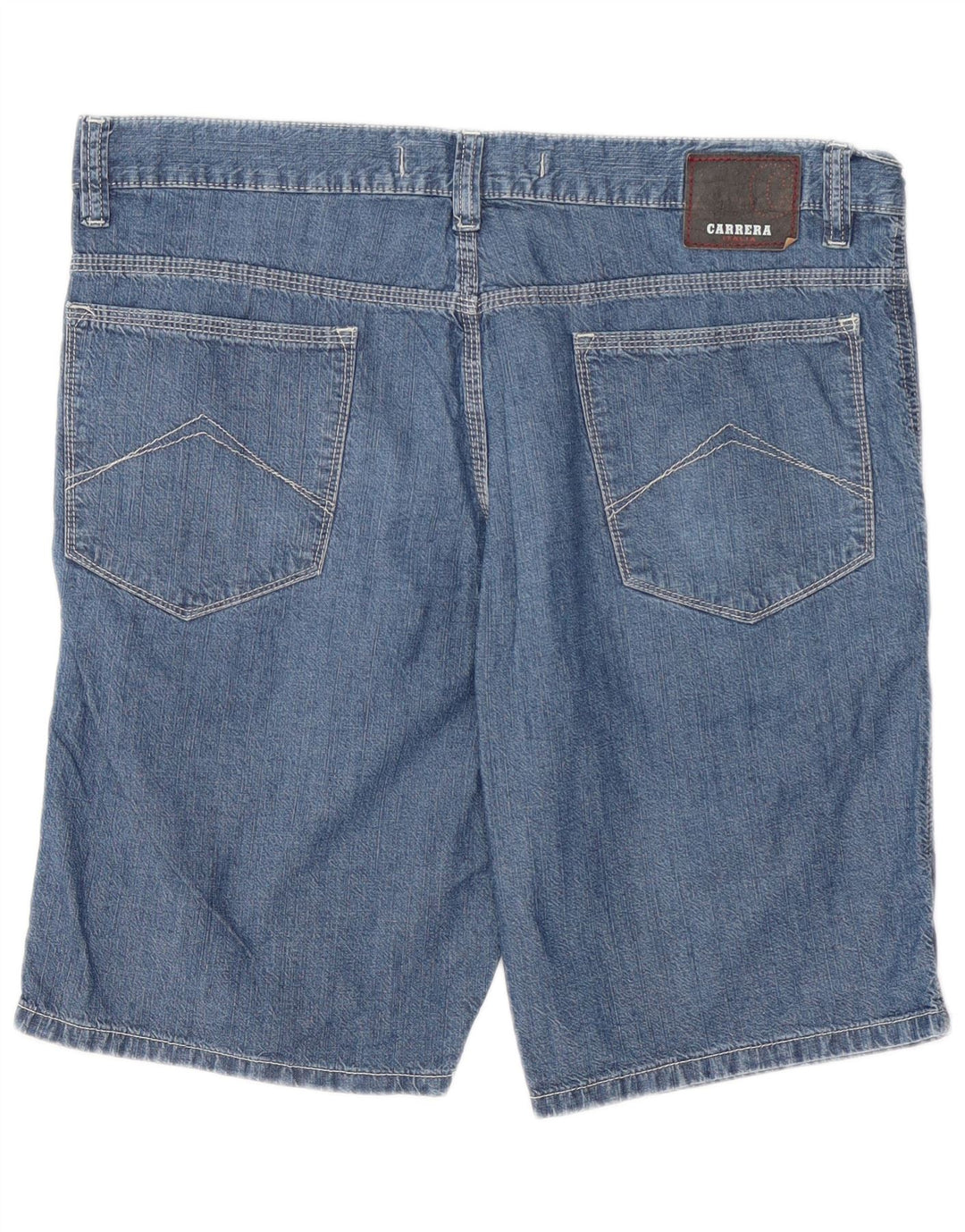 CARRERA Mens Denim Shorts IT 52 XL W36  Blue Cotton