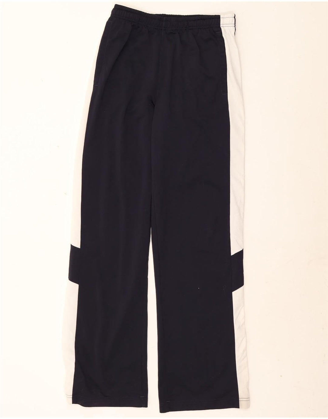 PUMA Boys Tracksuit Trousers 15-16 Years  Navy Blue Colourblock Polyester