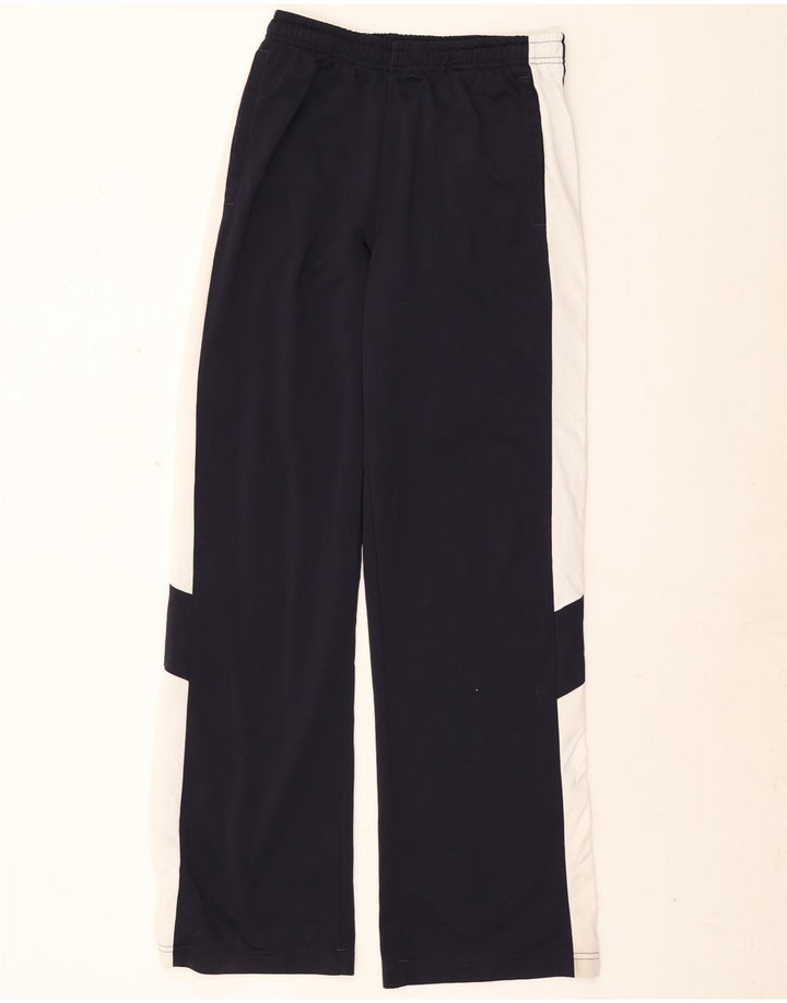 PUMA Boys Tracksuit Trousers 15-16 Years  Navy Blue Colourblock Polyester
