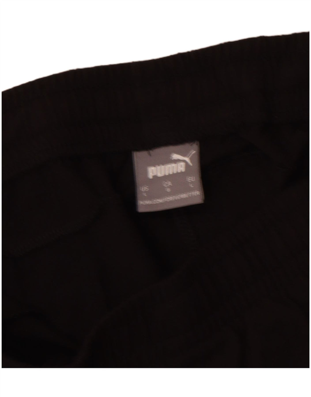 PUMA Mens Graphic Sport Shorts Large  Black