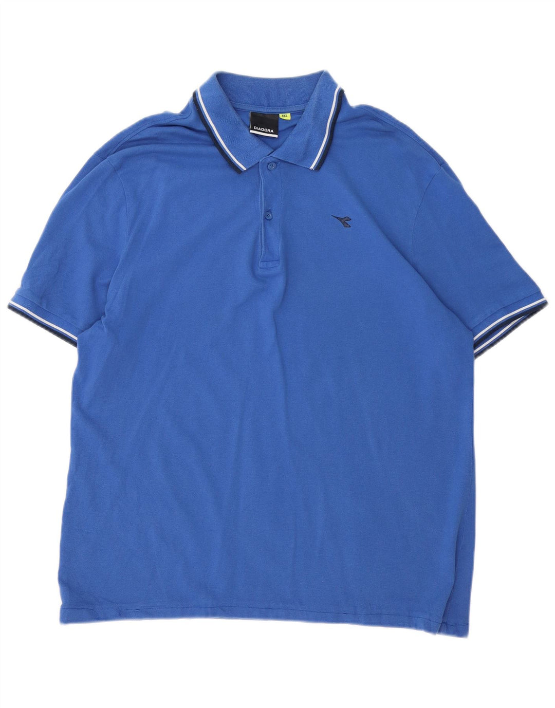 DIADORA Mens Polo Shirt 2XL Blue