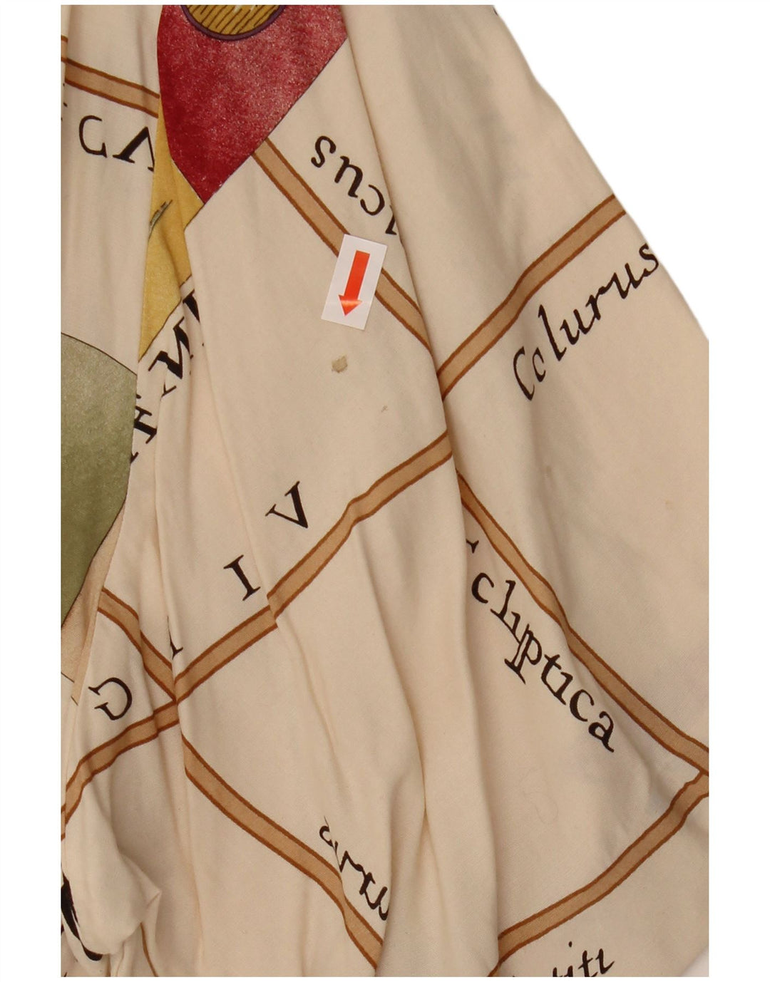 MARCELLO CIONI Womens Graphic Shirt Blouse IT 48 XL Off White Colourblock