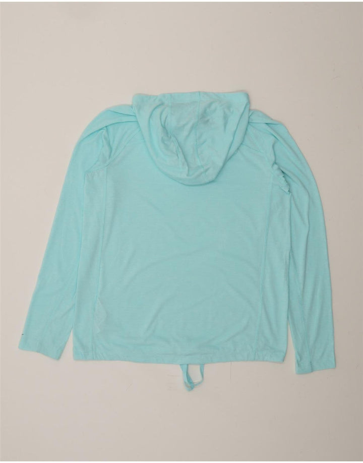 UNDER ARMOUR Womens Hoodie Jumper UK 14 Medium Blue Vintage Under Armour and Second-Hand Under Armour from Messina Hembry 