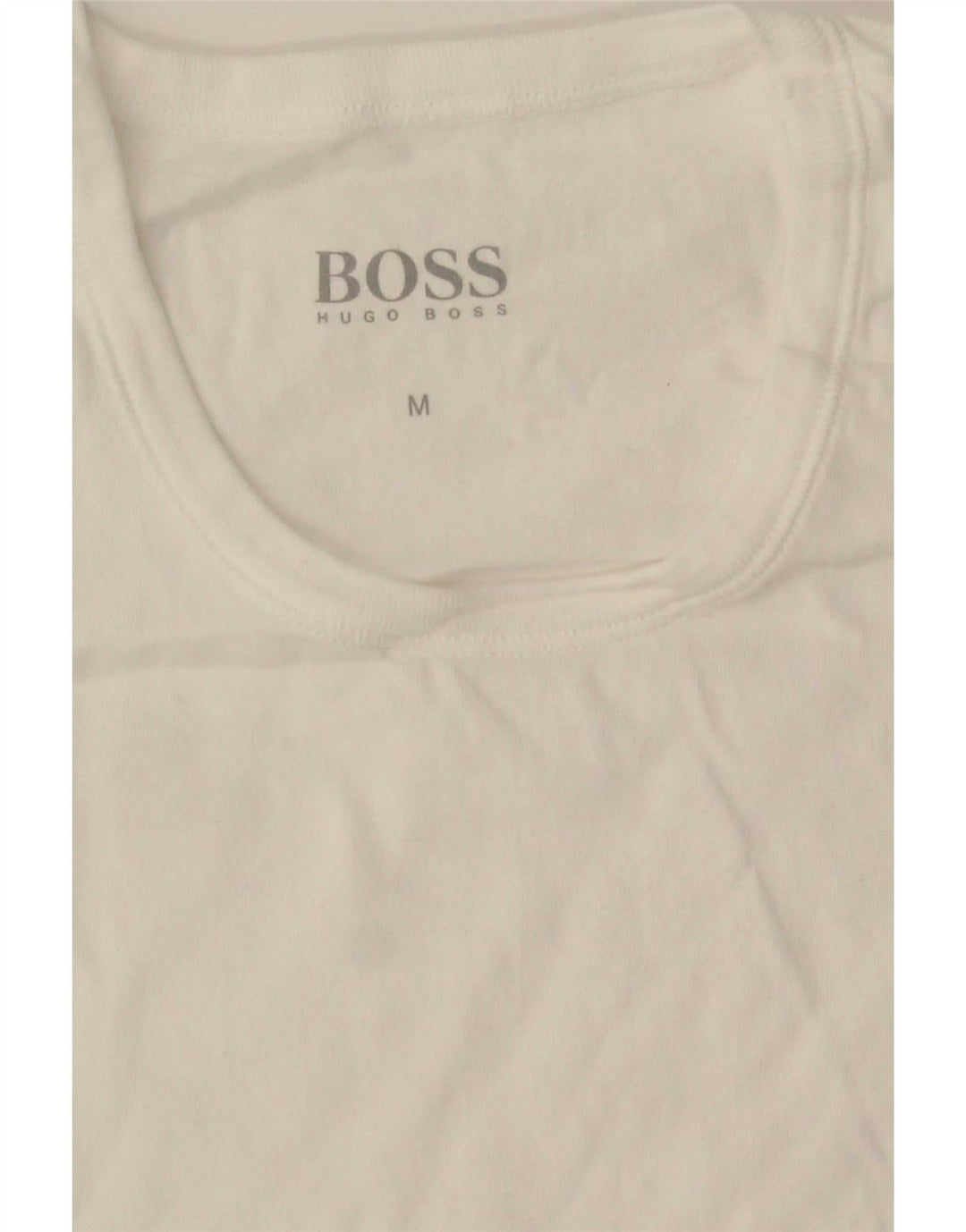Hugo Boss Mens T-Shirt Top Medium White