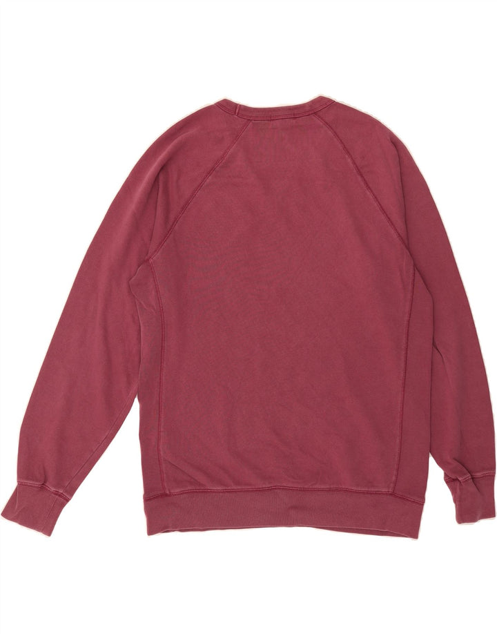 GAP Mens Sweatshirt Jumper Large Burgundy Cotton Vintage Gap and Second-Hand Gap from Messina Hembry 