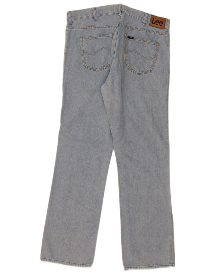 LEE Mens Ranger Straight Jeans W38 L32  Blue Cotton