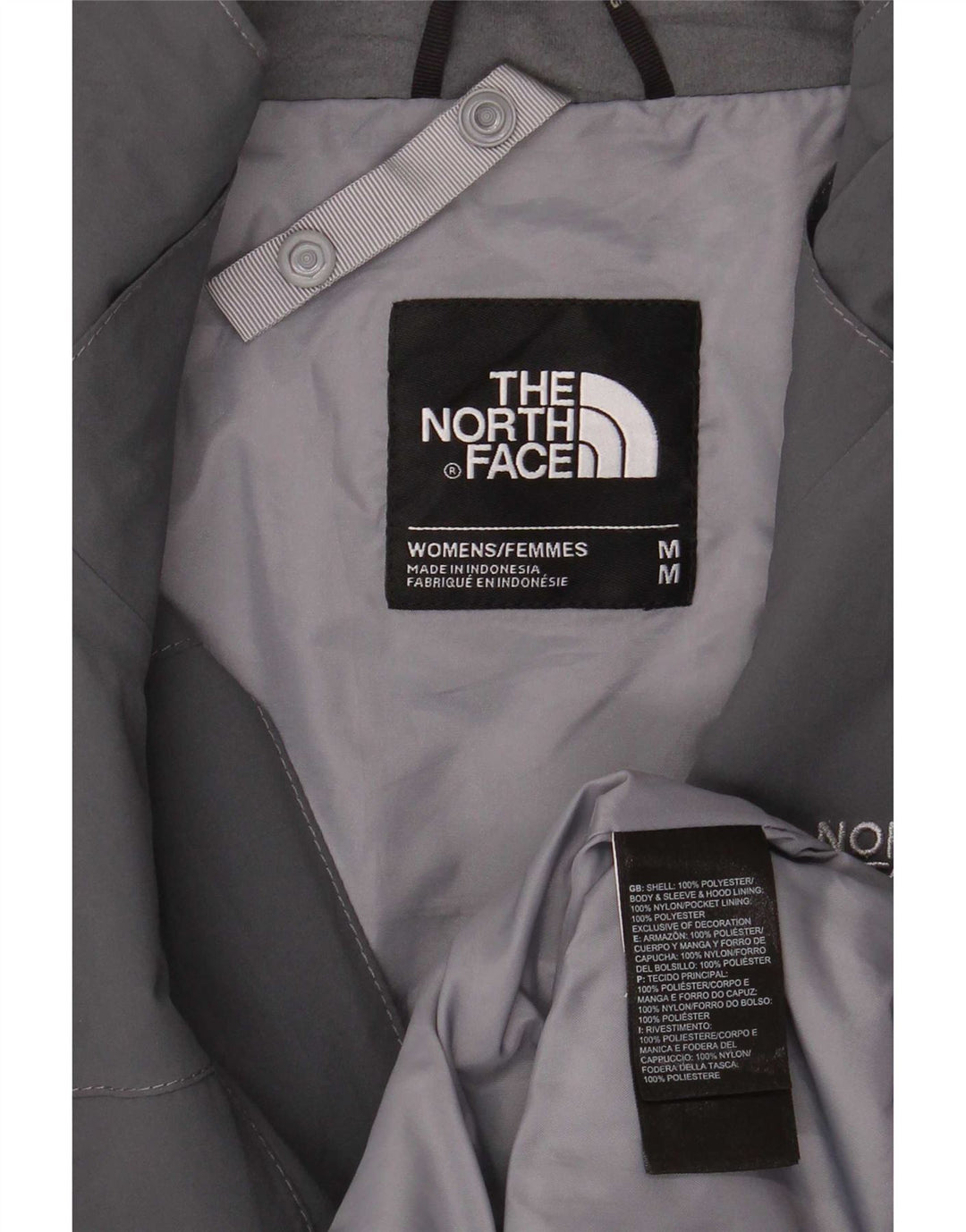 The North Face Womens Dryvent Windbreaker Jacket UK 14 Medium Grey