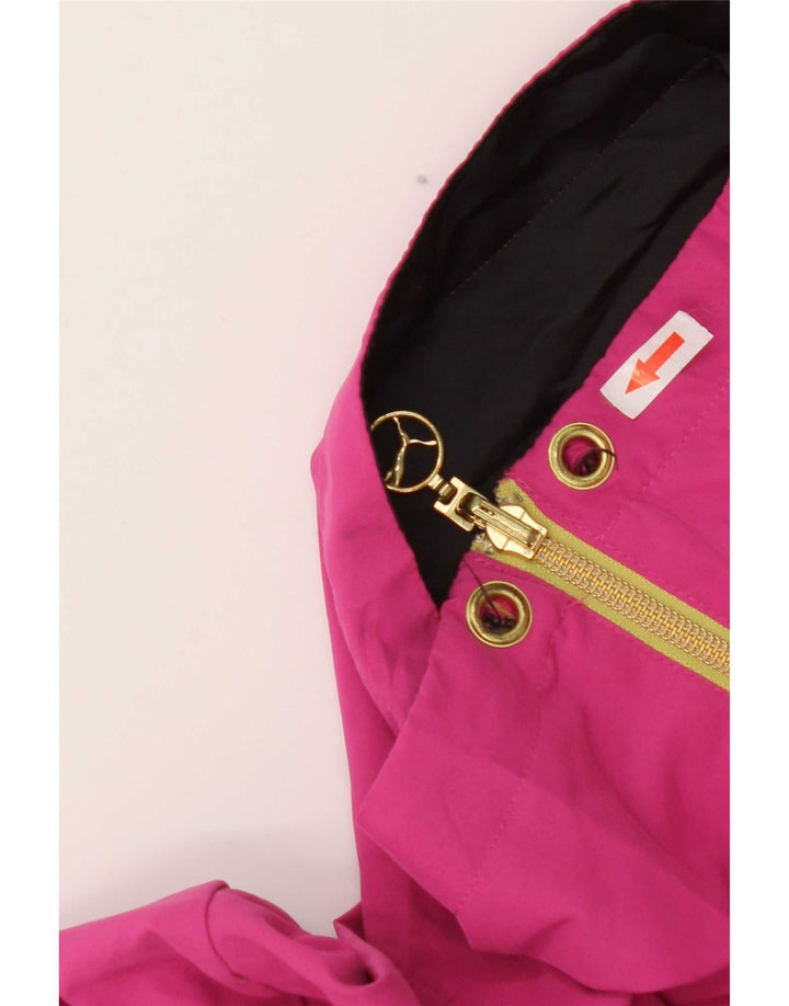 Puma Womens Tracksuit Top Jacket UK 10 Small Pink Polyester