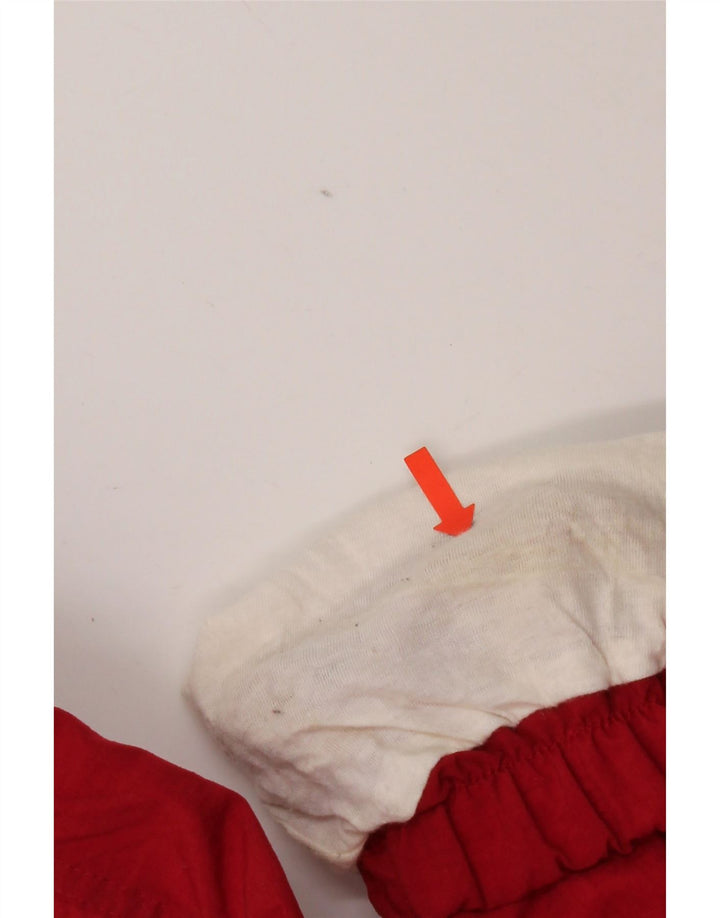 Marcel Clair Mens Anorak Jacket UK 42 XL Red Colourblock Polyamide