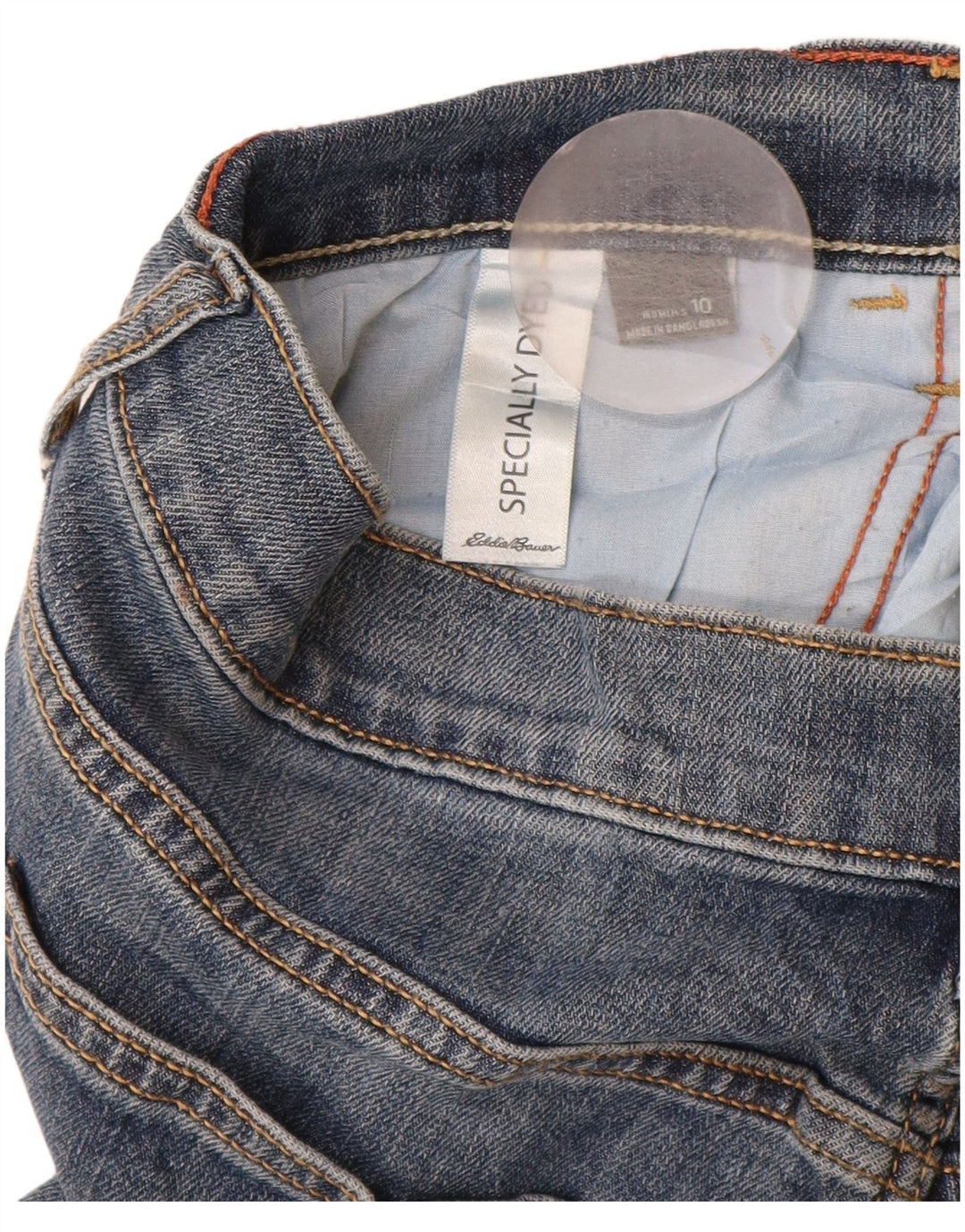 Eddie Bauer Womens Slim Jeans US 10 Large W32 L30 Blue Cotton
