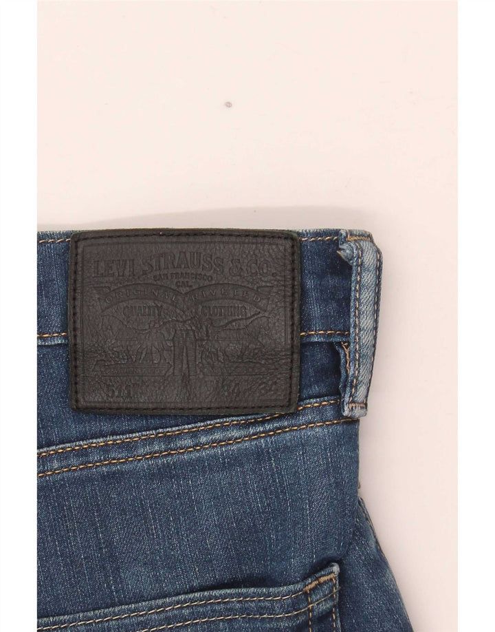 Levi's Mens 511 Slim Jeans W34 L34 Blue Cotton