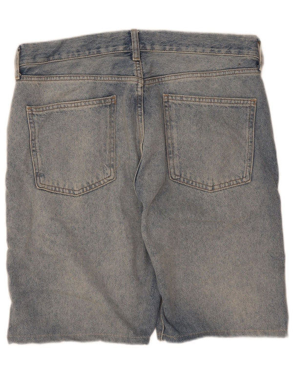 Zara Womens Denim Shorts EU 38 Small W28 Blue Cotton
