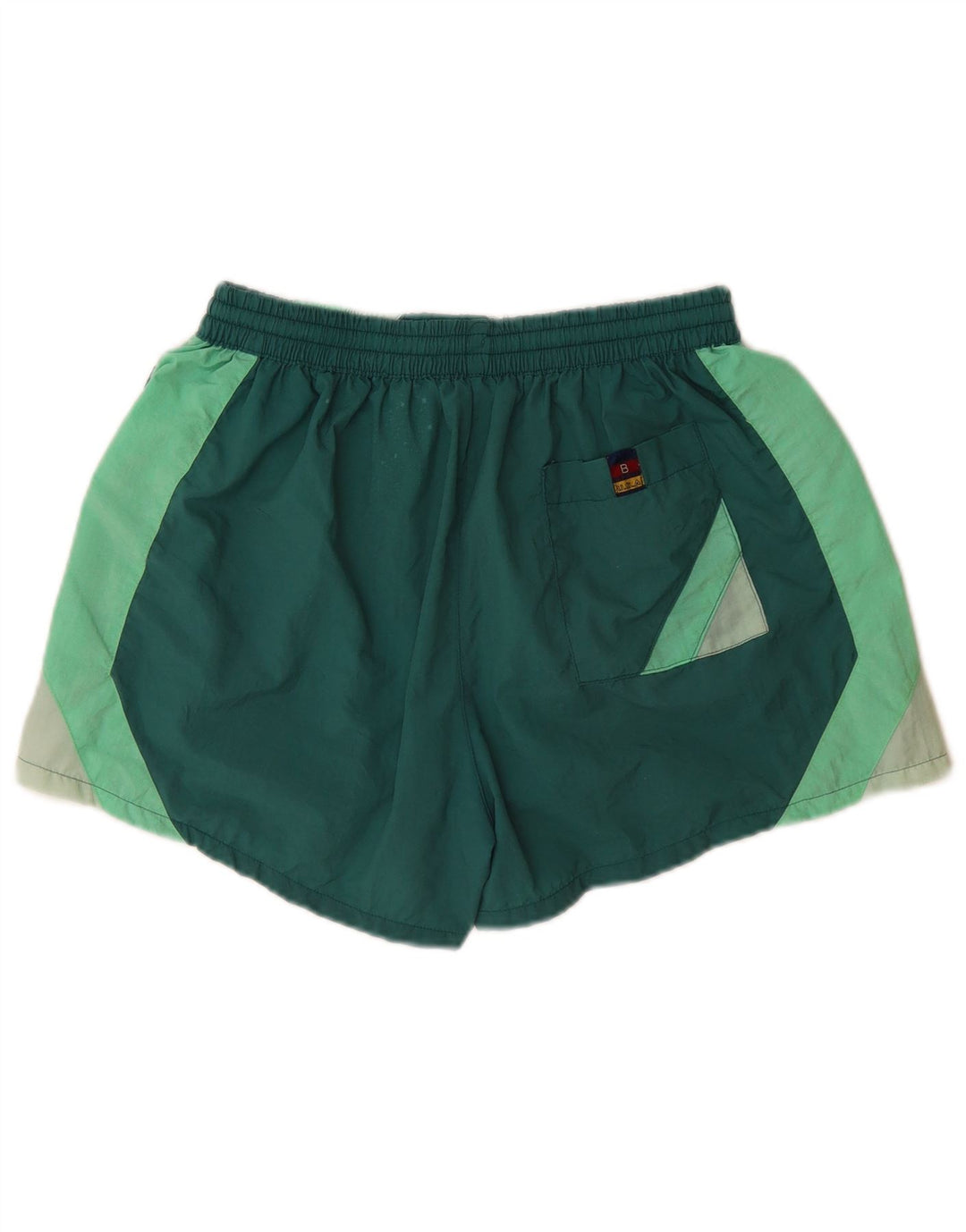 SWASH Boys Swimming Shorts 11-12 Years Medium Green Colourblock Polyamide