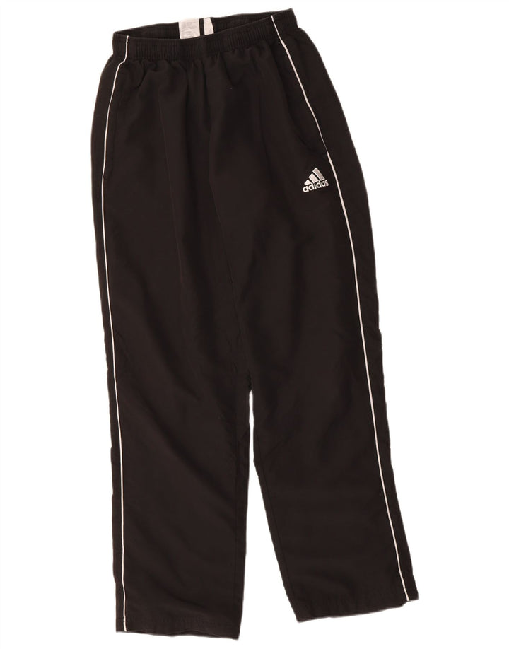 ADIDAS Mens Tracksuit Trousers Medium Black Polyester