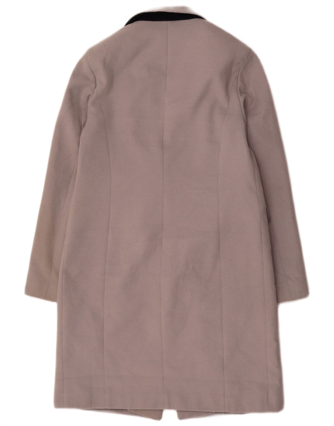 Marks & Spencer Womens Open Overcoat UK 10 Small Grey Polyester