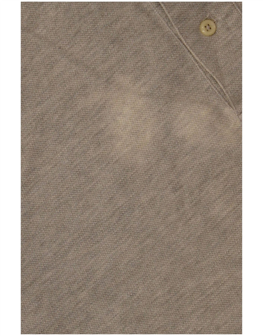 POLO RALPH LAUREN Mens Loose Fit Long Sleeve Polo Shirt Medium Grey Cotton