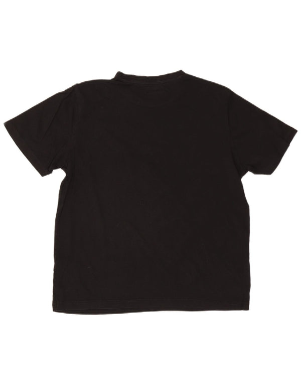 Kappa Mens Graphic T-Shirt Top Large Black