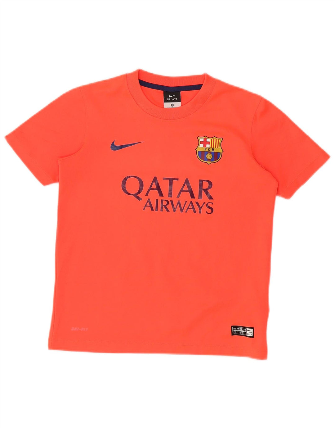 NIKE Boys Barcelona Graphic T-Shirt Top 10-11 Years  Medium Orange