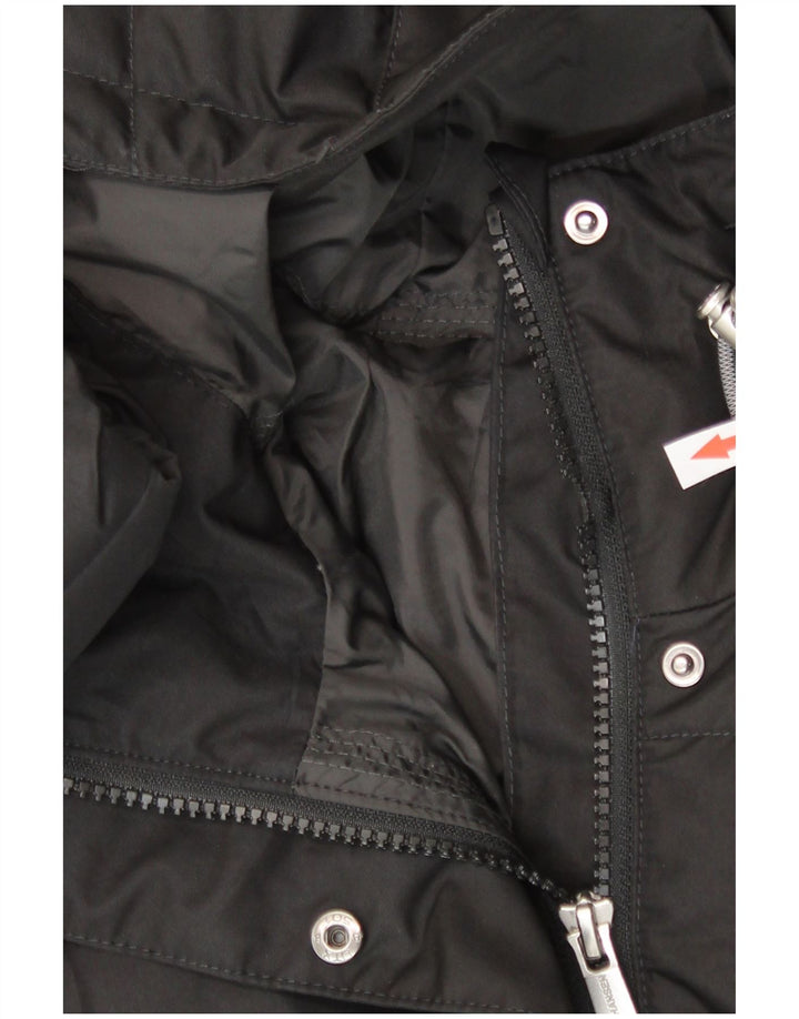 Helly Hansen Womens Hooded Padded Coat UK 10 Small Black Polyester