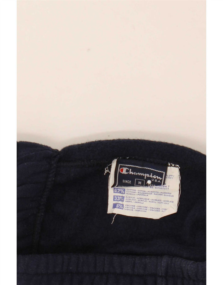 Champion Mens Tracksuit Trousers Medium Navy Blue Cotton