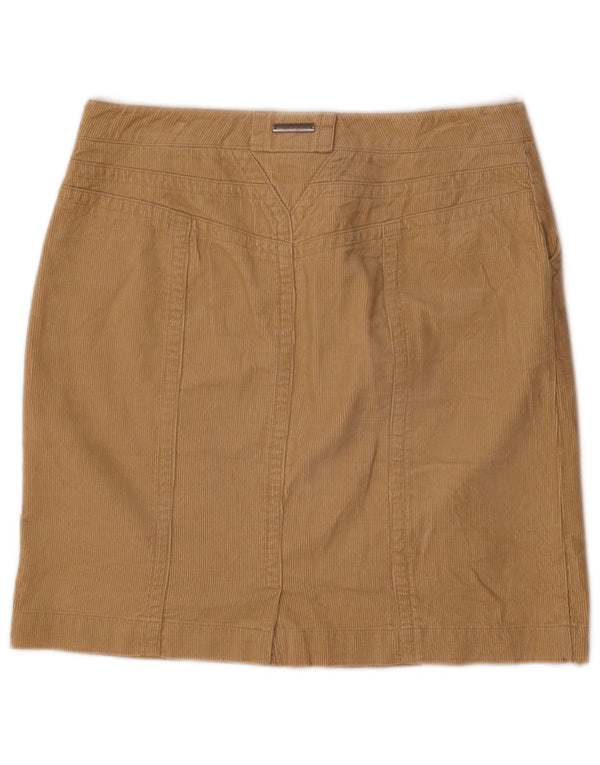 Tommy Hilfiger Womens Corduroy Skirt US 8 Medium W32  Beige Cotton