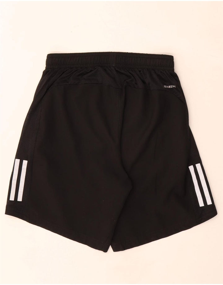 ADIDAS Boys Sport Shorts 6-7 Years XS Black Polyester