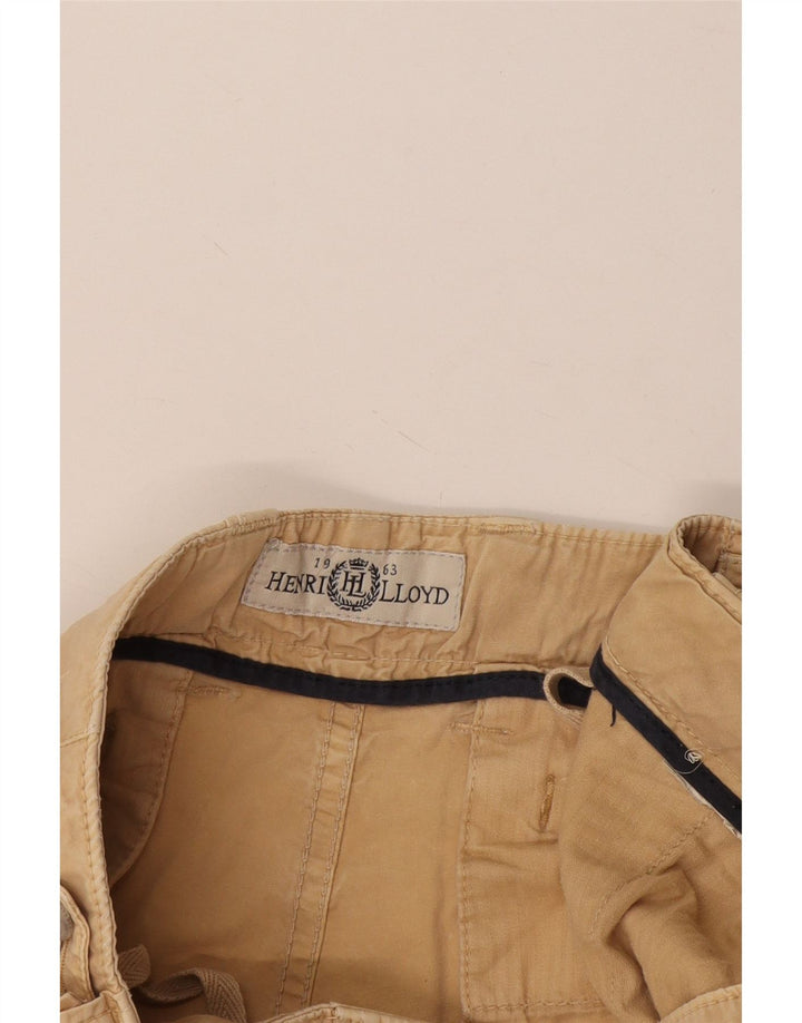 Henri Lloyd Womens Slim Cargo Trousers W34 L35 Beige