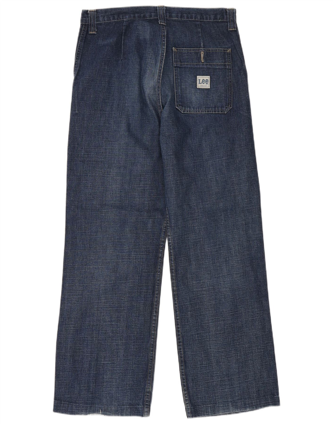 LEE Mens Straight Jeans W31 L30 Blue Cotton