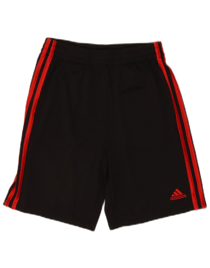 Adidas Boys Sport Shorts 14-15 Years Large Black Polyester
