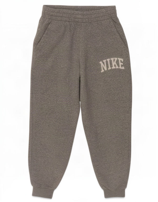 Nike Boys Tracksuit Trousers Joggers 10-11 Years Medium Grey Cotton