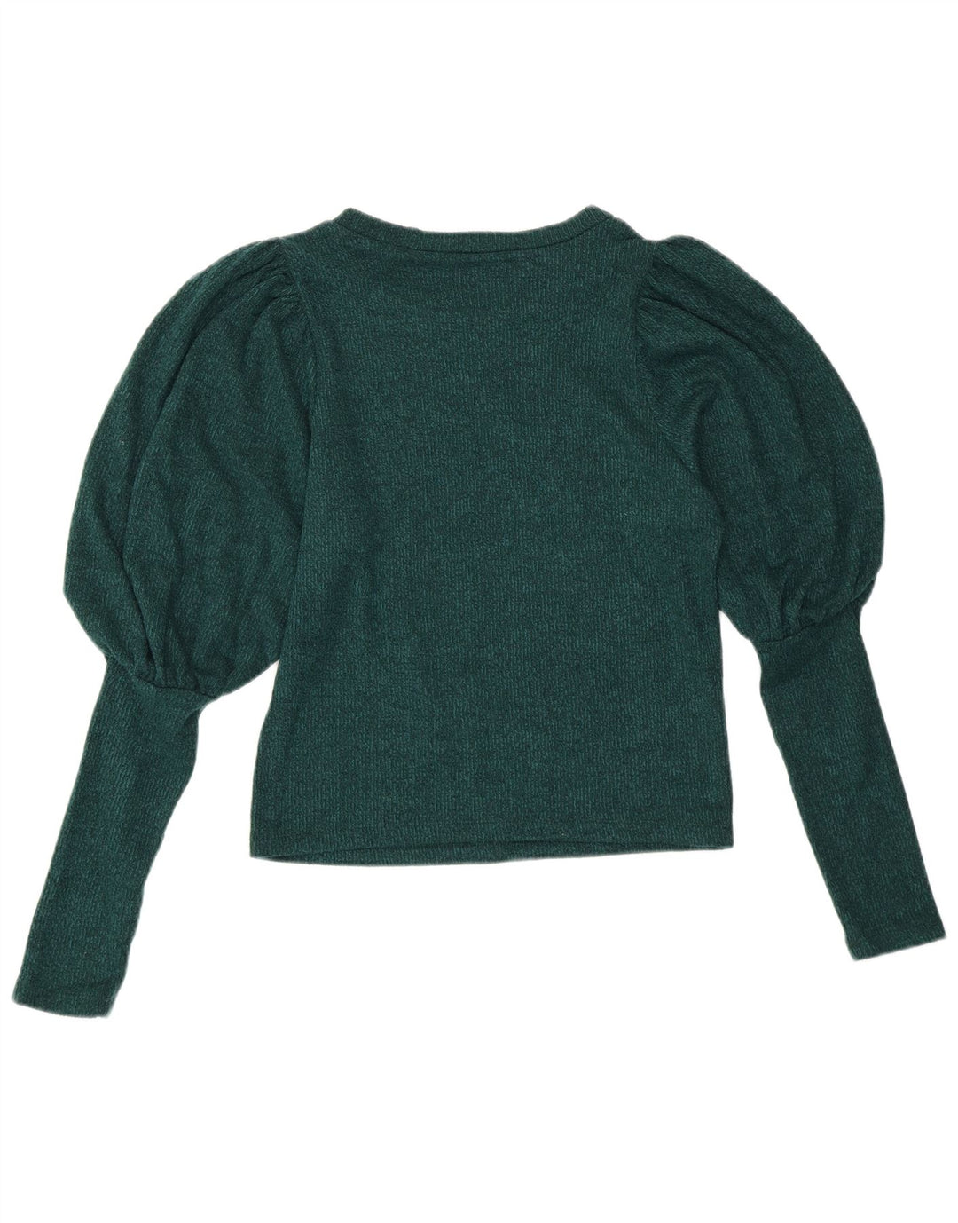 ZARA Womens Boat Neck Jumper Sweater UK 10 Small Green