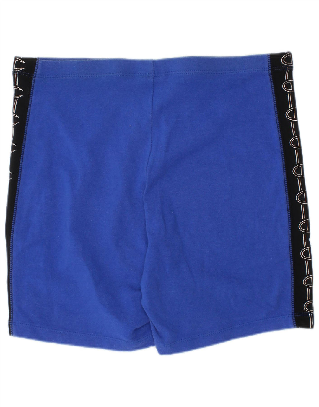 CHAMPION Boys Graphic Sport Shorts 9-10 Years Medium Blue Colourblock