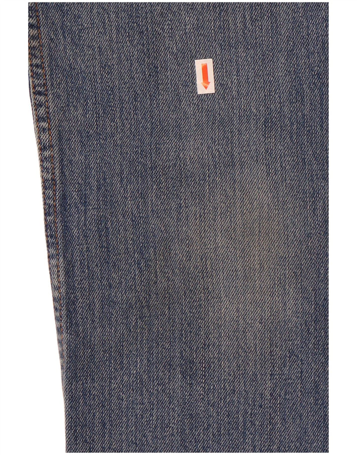 Wrangler Mens Texas Straight Jeans W36 L32 Blue Cotton
