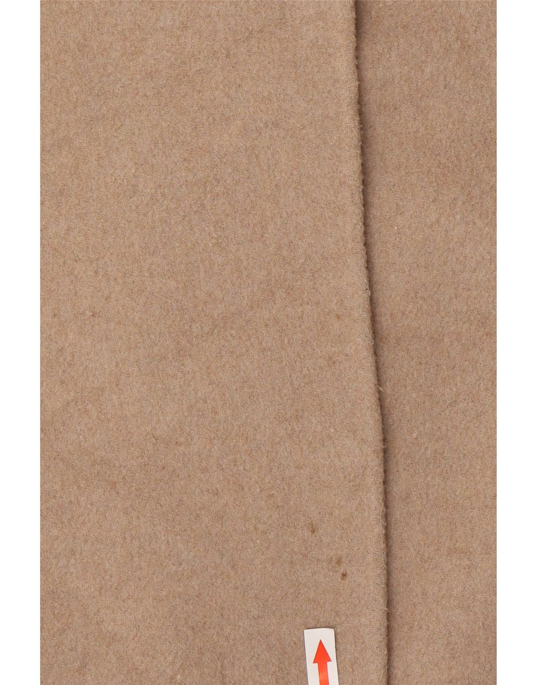 Zara Womens Handmade Overcoat UK 14 Medium Beige Wool