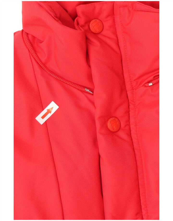 Fila Mens Padded Jacket IT 48 Medium Red Polyamide