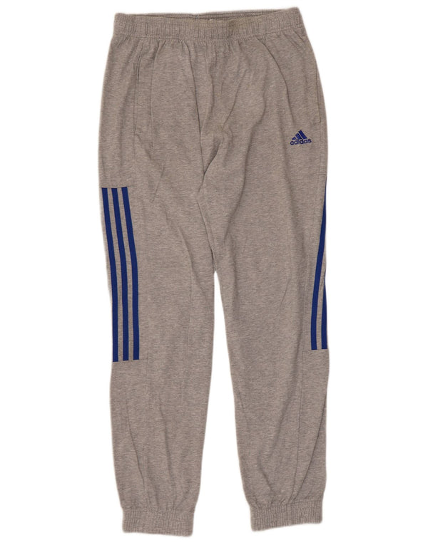 Adidas Mens Tracksuit Trousers Joggers Medium  Grey Cotton