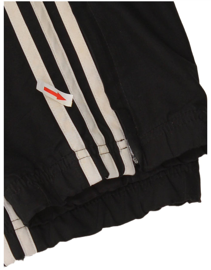 Adidas Mens Tracksuit Trousers Joggers Medium Black Colourblock Polyester